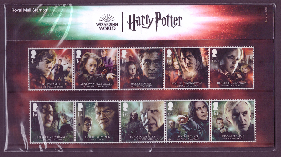 (image for) 2023 Harry Potter Royal Mail Presentation Pack 640 - Click Image to Close